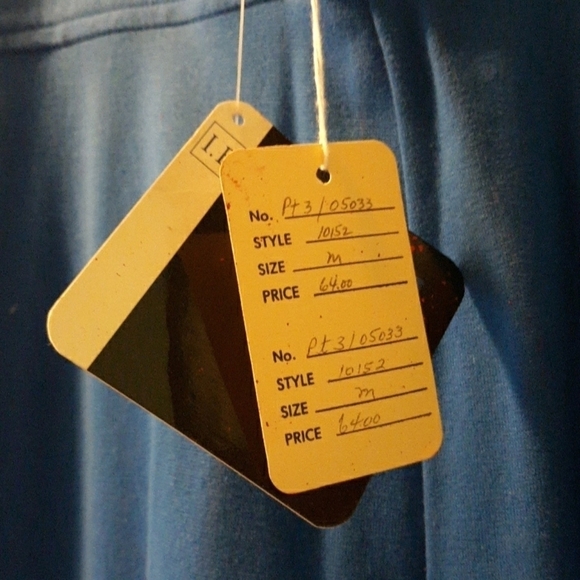 New with tags vintage  Y2K 1992 blue stirrup pants - Picture 3 of 3